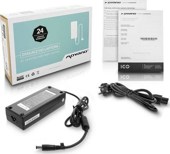 Zasilacz do laptopa Movano 120 W, 5 mm, 6.5 A, 18.5 V (ZZ/HP18565P)