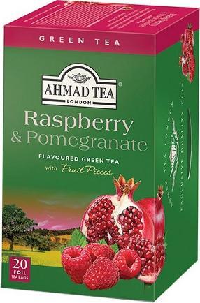 Ahmad Tea Herbata zielona AHMAD malinowa z granatem 20tb
