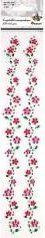 Kryształki samoprzylepne na pasku Kwiaty 2szt