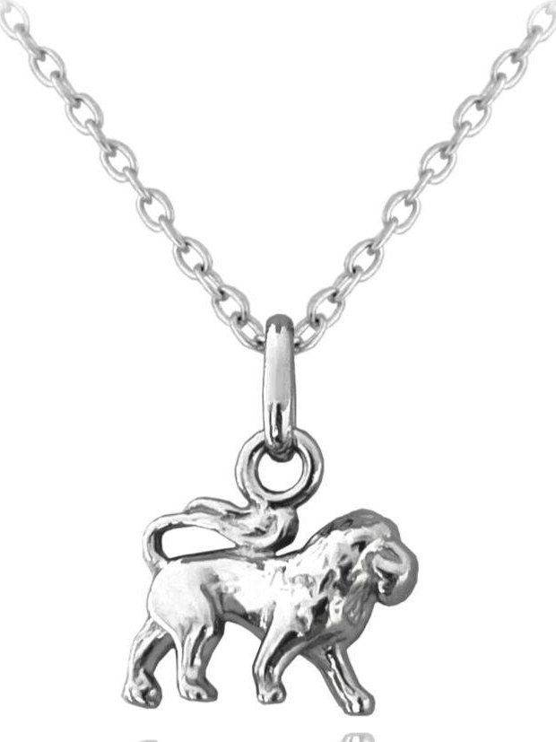 Minet Naszyjnik srebrny rodowany Minet JMAN0495SN45 lew