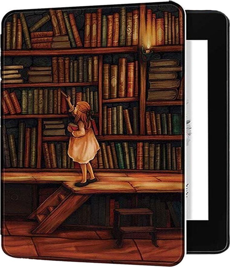 Pokrowiec Tech-Protect Graphic Kindle Oasis Library Girl