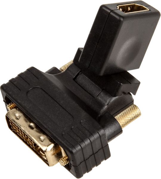 Adapter AV InLine HDMI - DVI-D czarny (17660W)