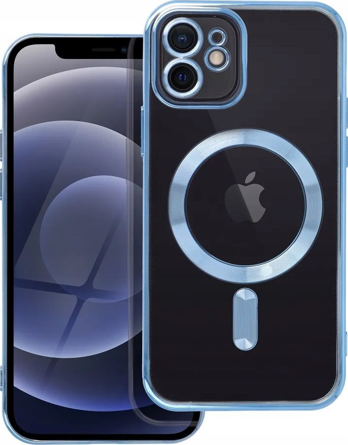 OEM Futerał ELECTRO MAG COVER kompatybilny z MagSafe do IPHONE 12 niebieski