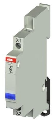 Lampka modułowa 1-fazowa niebieska 12-48V AC/DC E219-G48 2CCA703424R0001