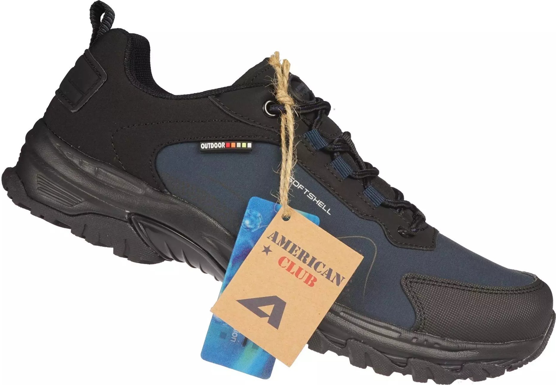 Buty trekkingowe męskie American Club Męskie buty trekkingowe American Club WT-172/24 grantowe buty sportowe 41