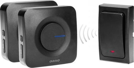 Orno DZWONEK BEZPRZEWODOWY 230V BEZBATERYJNY 2 ODBIORNIKI ONDO 2