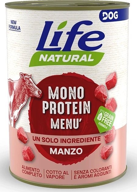 Life Pet Care Life Dog Mono Karma dla Psa Wołowina 400g