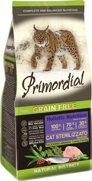 Primordial Primordial Cat Grain Free Sterilized Turkey & Herring 6kg