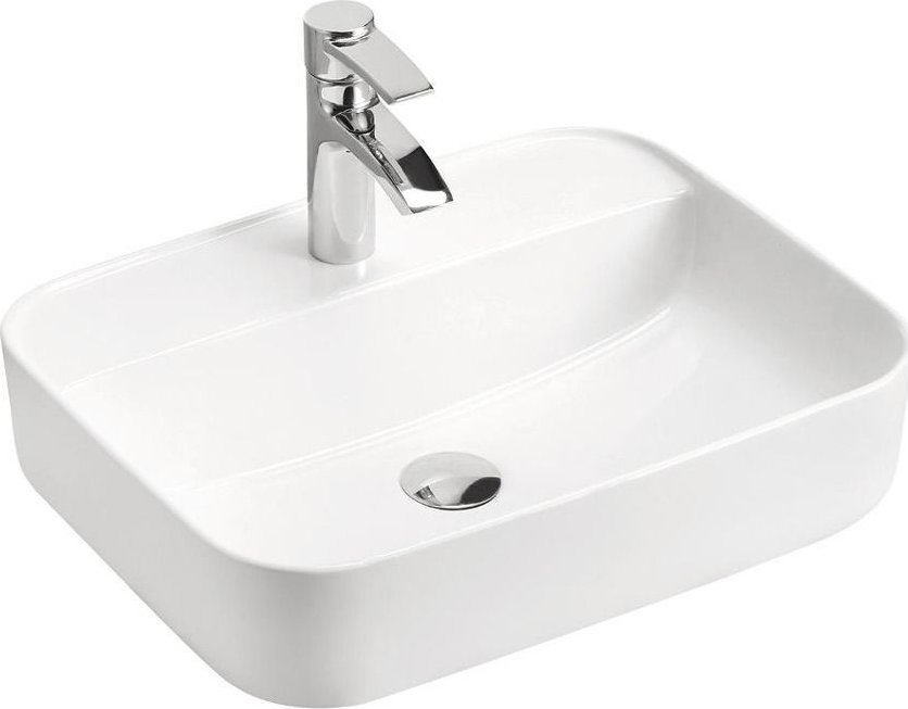 Umywalka Comad Umywalka nablatowa, ceramiczna, Magic 2, 50x40x15 cm, biały