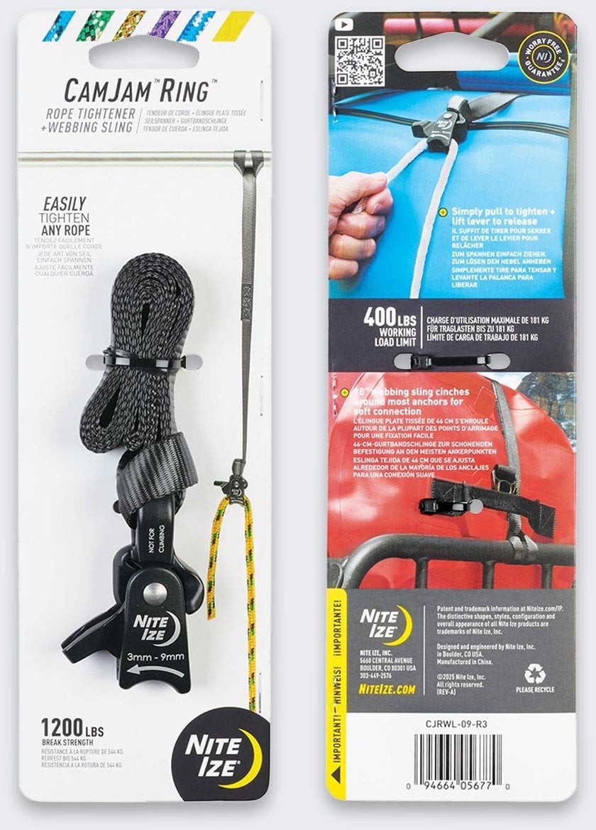 Pas Mocujący Z Klamkrą NiteIze CamJam Ring 18 Bl B