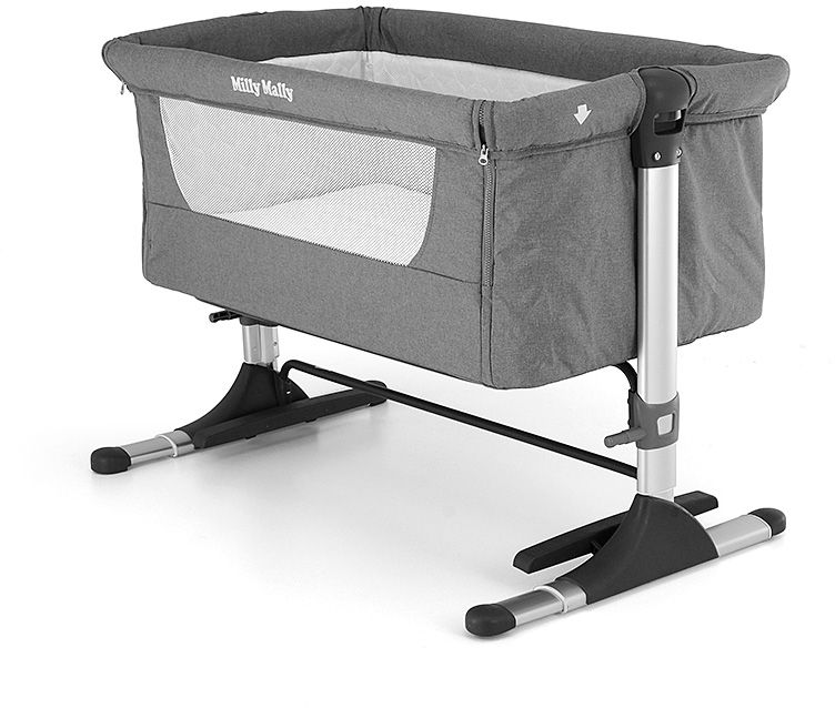 Milly Mally Łóżeczko dostawne Side By Side Stone