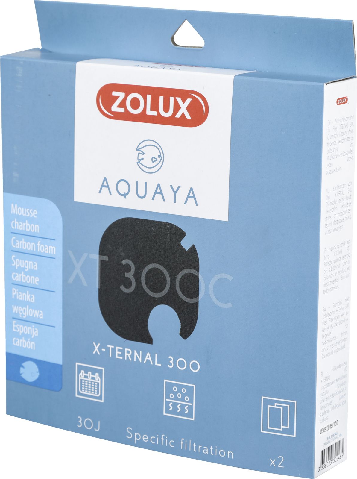 Zolux AQUAYA Wkład Carbon Xternal 300