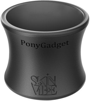 SkinVibe PonyGadget - Guma do włosów, czarna (SV-004BK)