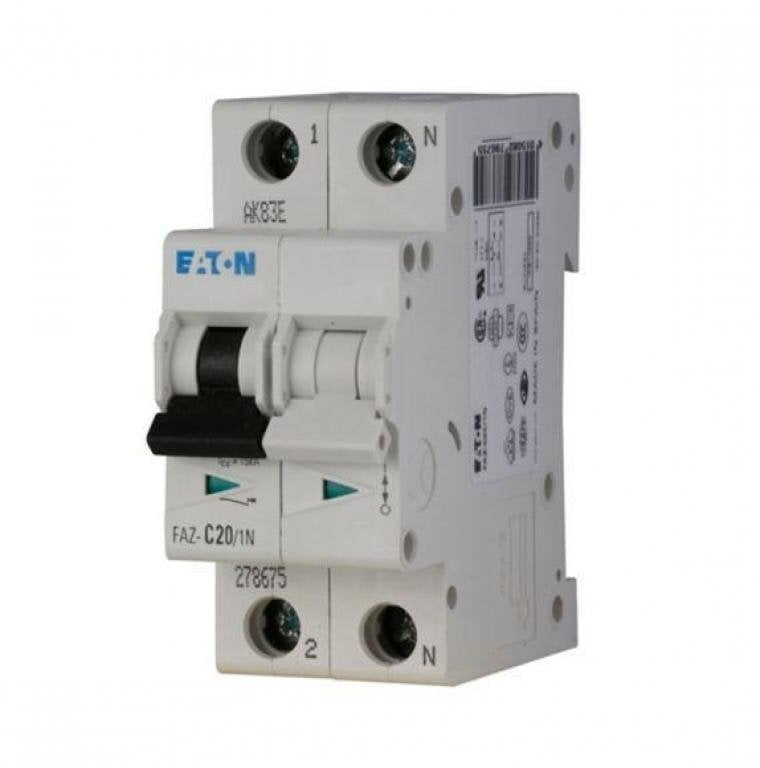 Wyłącznik nadprądowy 1P+N B 3A 15kA AC FAZ-B3/1N 278638