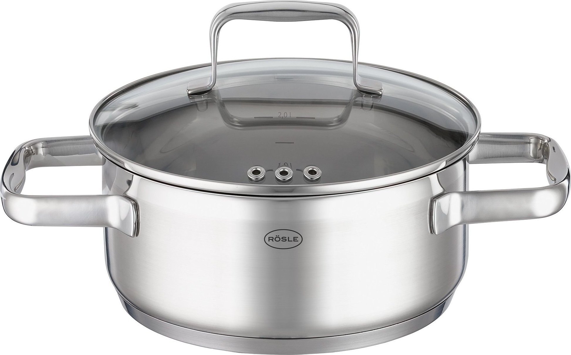 Roesle ROESLE - Garnek niski z pokrywą 20cm CHARM