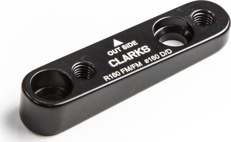 Clarks Adapter montażowy hamulca tarczowego CLARKS 160mm, Flat Mount to Flat Mount, Tylny