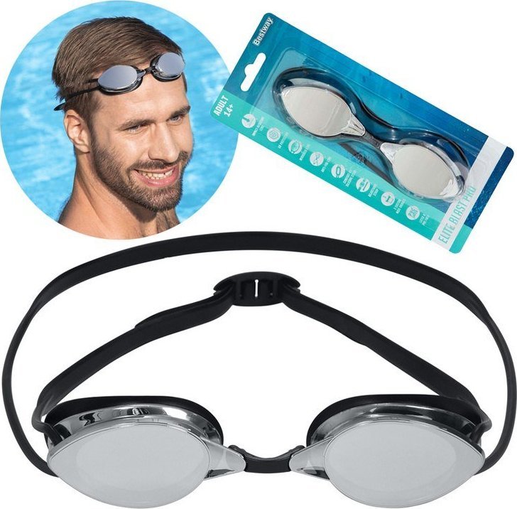 Bestway Okulary Pływackie BESTWAY Elite Blast Pro Czarne