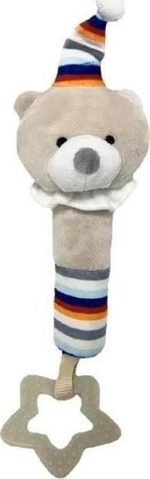 TULILO - ZABAWKA Z DZWIĘKIEM MIŚ Z BALONIKIEM 17CM