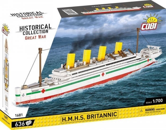 Cobi Statek Historical Collection H.M.H.S. Britannic 636 klocków