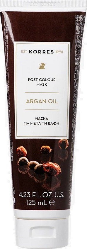 Korres Korres Argan Oil Post-Colour Mask maska do włosów farbowanych 125ml