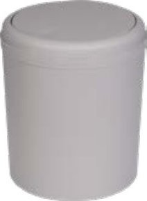 Kosz na pranie Bisk KOSZ KUBEŁEK 5L BEŻOWY MAT BISK