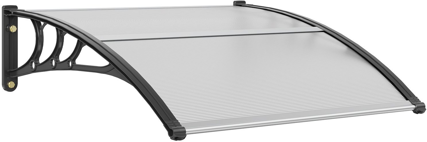 Daszek nad drzwi zadaszenie poliwęglan 96.5 x 101.7 cm