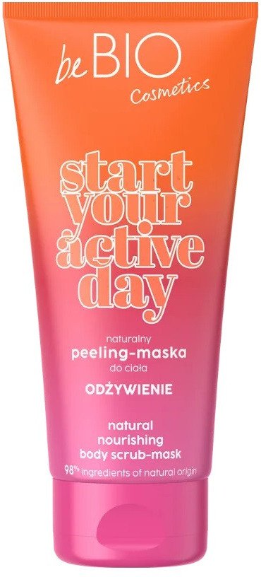 BE BIO_Start Your Active Day naturalny peeling-maska do ciała Odżywienie 200ml