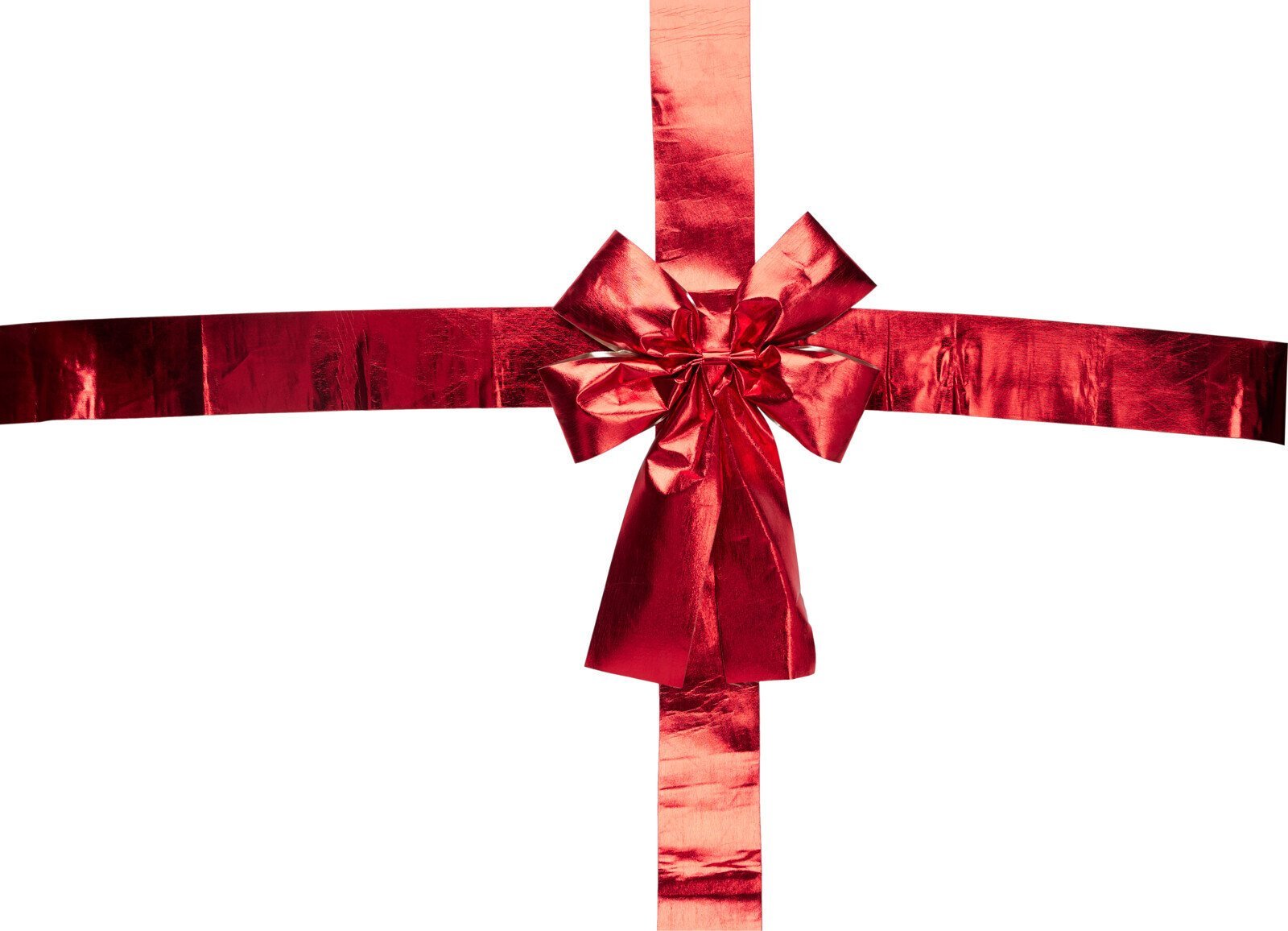 KOKARDA NA DRZWI 33x10x42CM WSTĄŻKA 4,3M CZERWONA