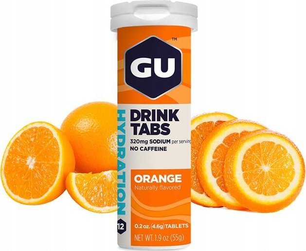 GU Hydration Drink Tabs Orange 12szt (25/12)