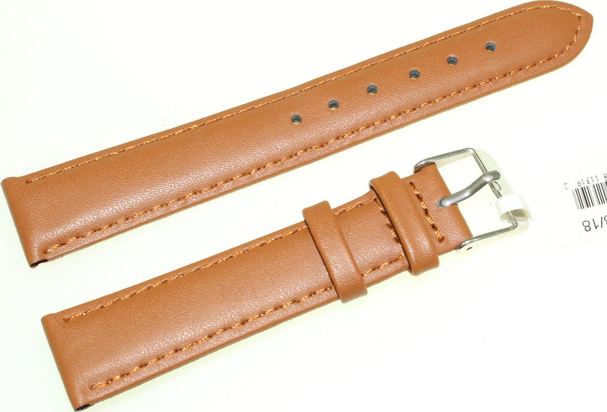 JVD Skórzany pasek do zegarka 18 mm JVD R17403-18 uniwersalny