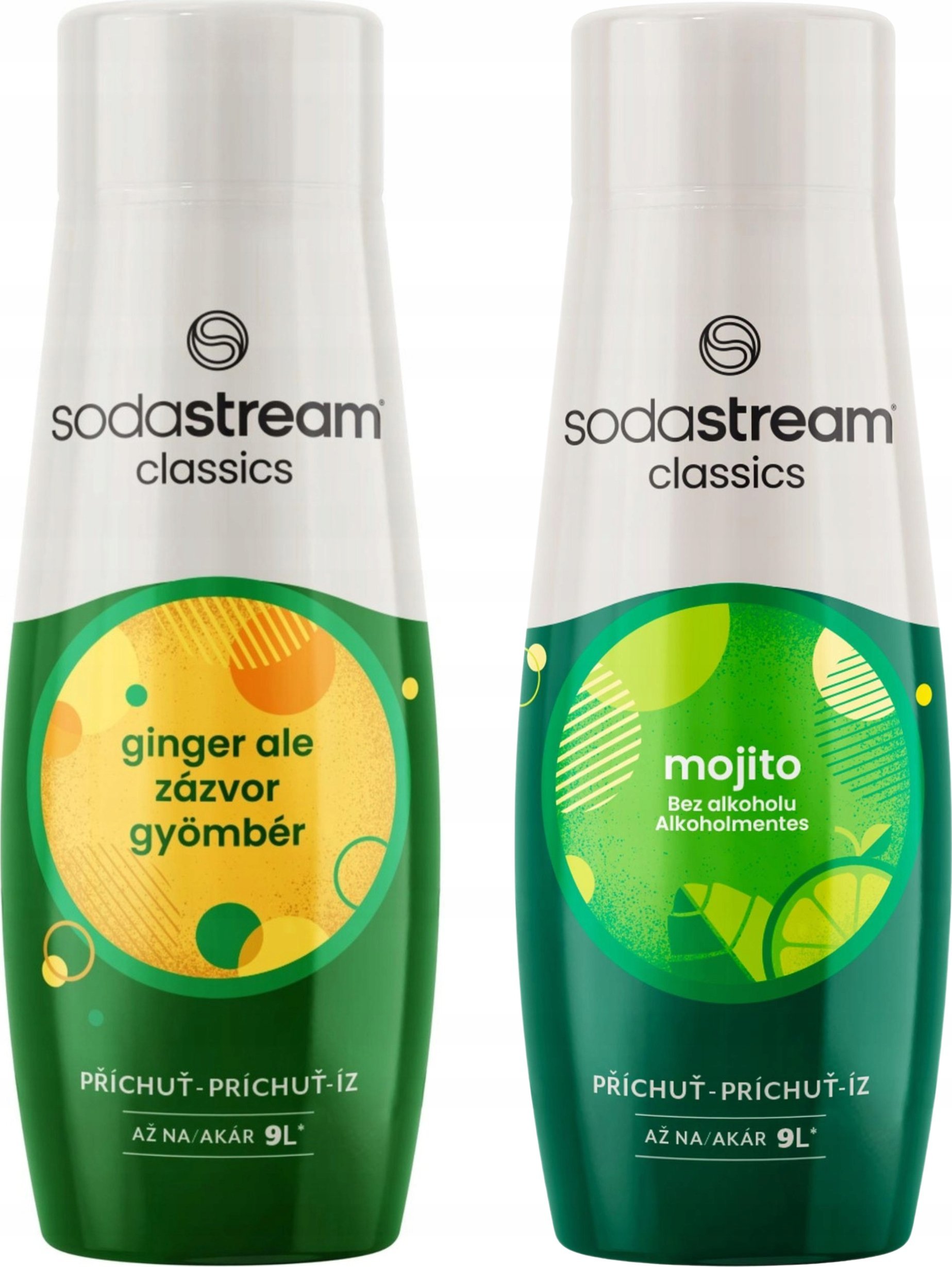 2x Syrop do Saturatora SODASTREAM Imbir Ginger + Mojito Mohito KONCENTRAT