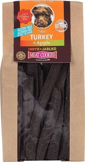 Ciastka dla psa Milord indyk i jabłko 80 g