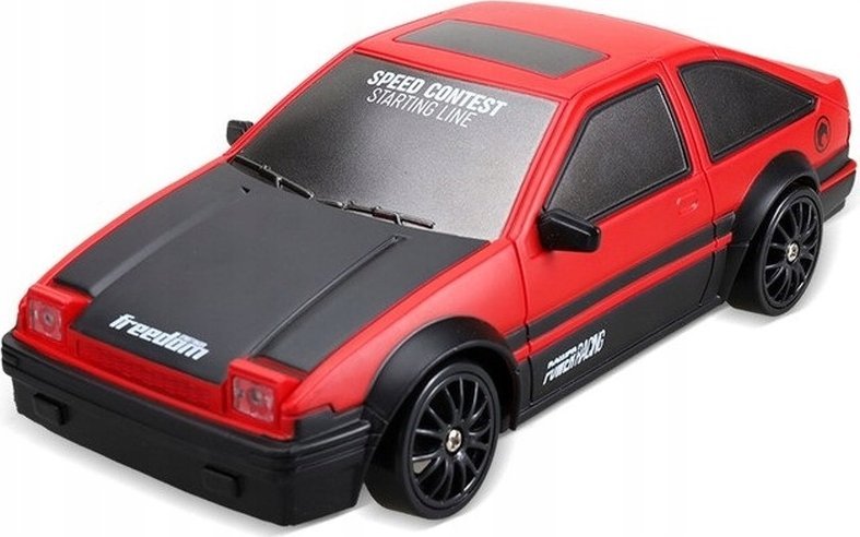 Samochód Do Driftu, Auto RC Drift 1:24 2,4 GHz 4WD CZERWONA TOYOTA