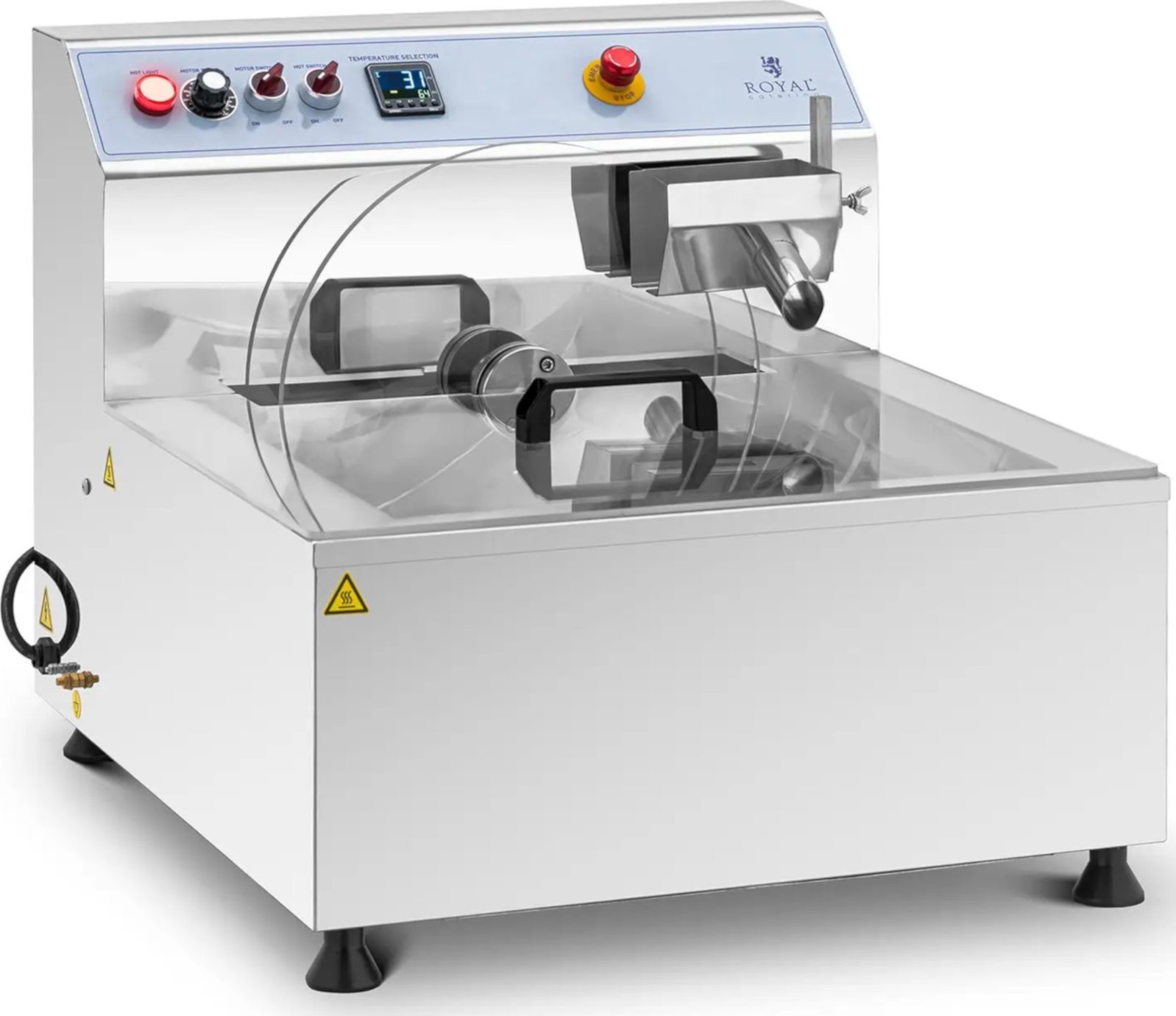 Royal Catering Temperówka maszyna do podgrzewania i mieszania czekolady 15 l 960 W Temperówka maszyna do podgrzewania i mieszania czekolady 15 l 960 W