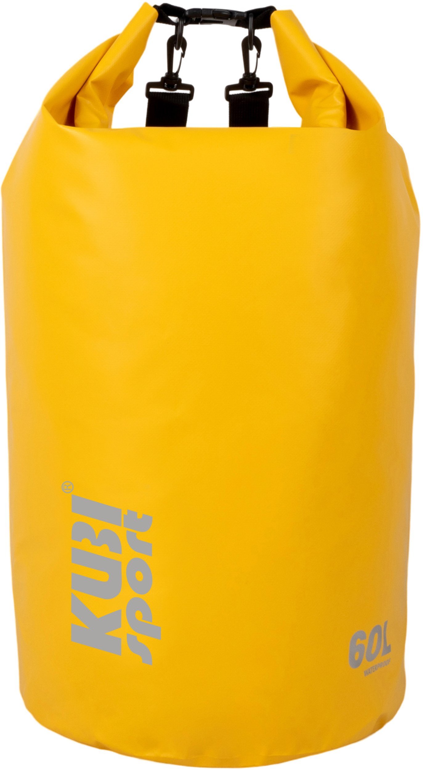 Wodoodporna Torba Worek Wodoszczelny na Łódź Kajak Żółty KUBISPORT 60 l