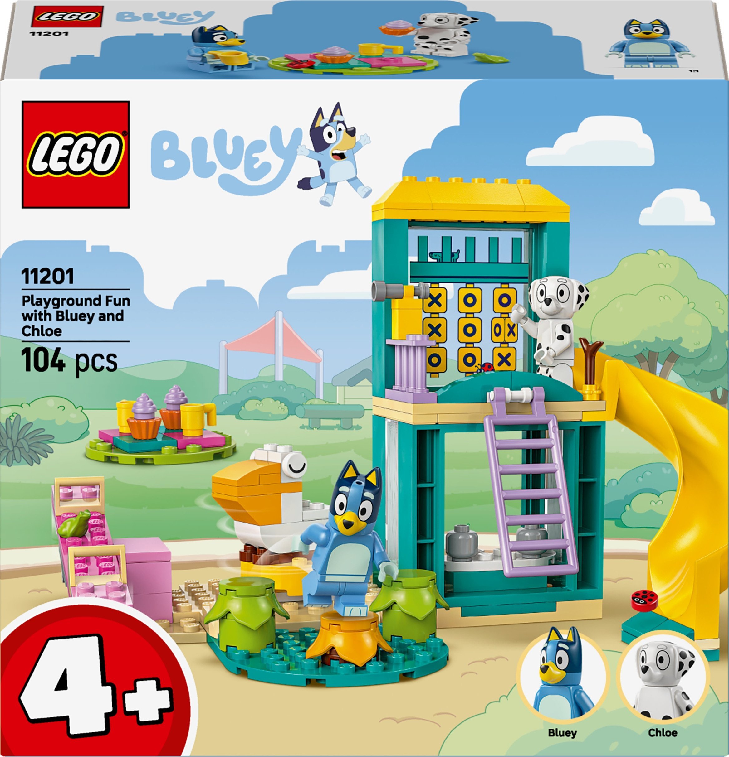 LEGO Bluey Blue i Łatka na placu zabaw (11201)