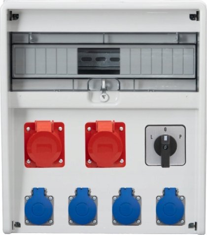 F-Elektro Rozdzielnica 17M ULISSE 2x16A/5P, 4x230V, L/P IP65