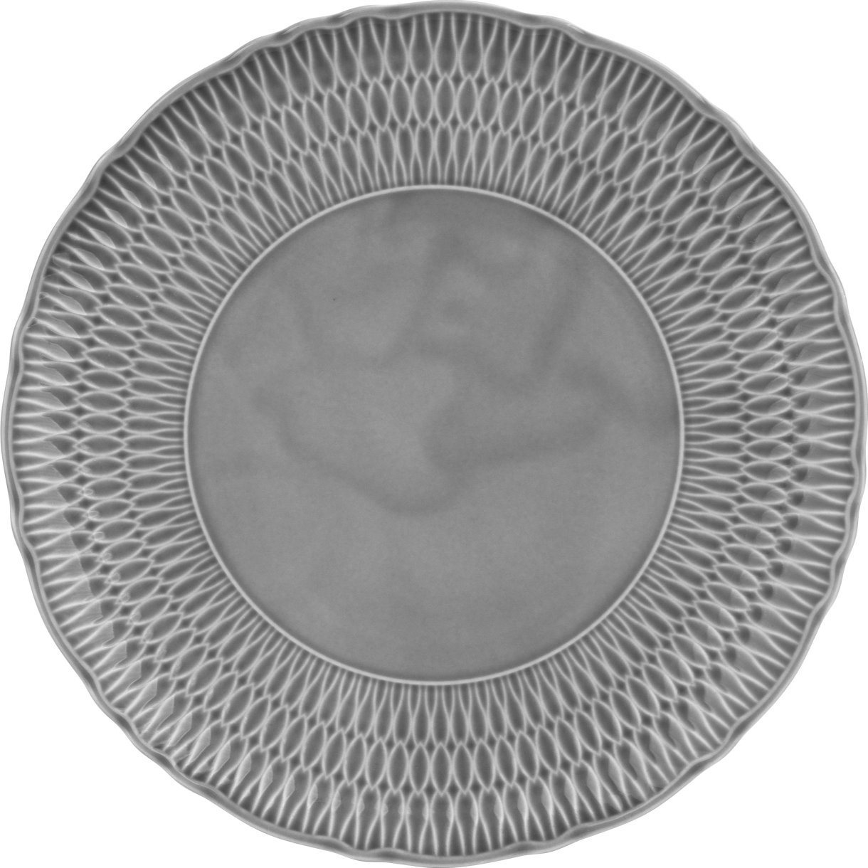 Ćmielów Talerz płytki 28 cm Sofia Szara