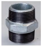 Opal Nypel wkrętny równoprzelotowy N8 2" ocynk 828009