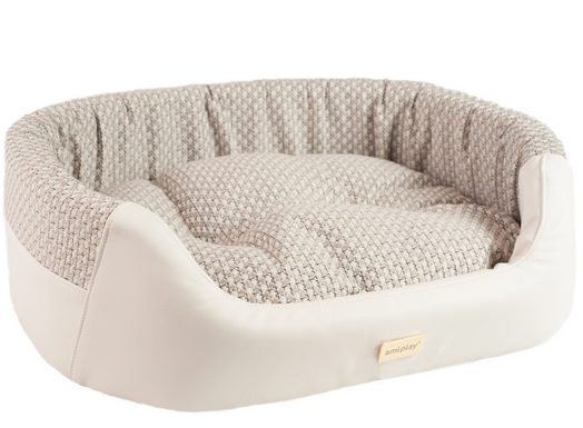 Ami Play Legowisko Elipsa 2 in 1 Morgan S 54[x]x45[y]x16[h] cm Biały