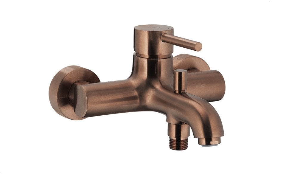 5034-010-34 / KFA / MOZA / BATERIA WANNOWA ŚCIENNA, BRUSHED ROSE GOLD PVD