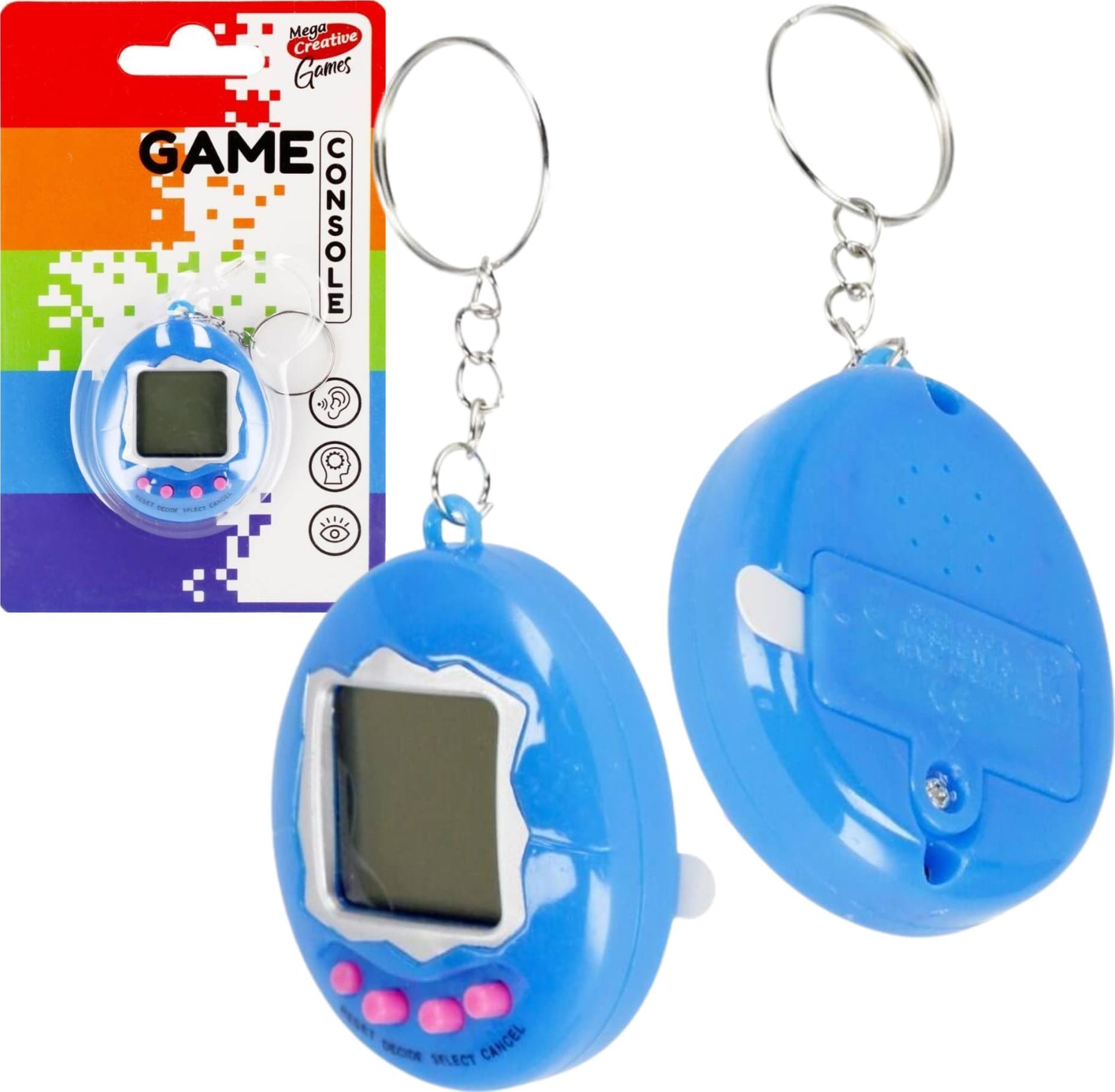 Breloczek Mega Creative GRA ELEKTRON JAJKO BRELOK 10X15X2 MC MIX4 72/288