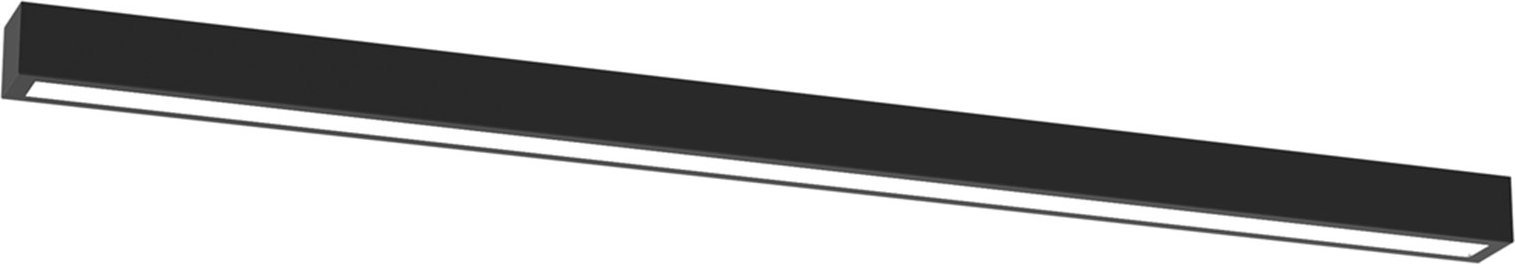 Lampa sufitowa Milagro Lampa sufitowa Lungo MLP8910 LED 18W do salonu czarna