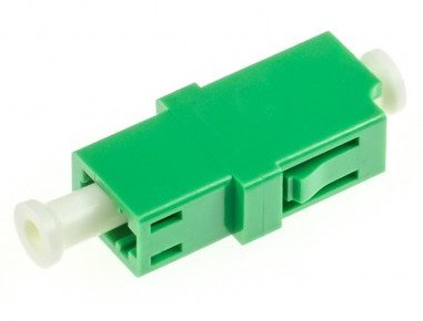 Adapter światłowodowy LC/APC simplex, jednomodowy SM