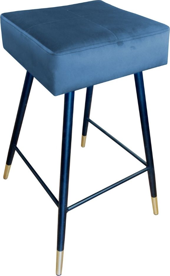 Atos Hoker OLIMP VELVET GOLD ciemno niebieski barowy ATOS