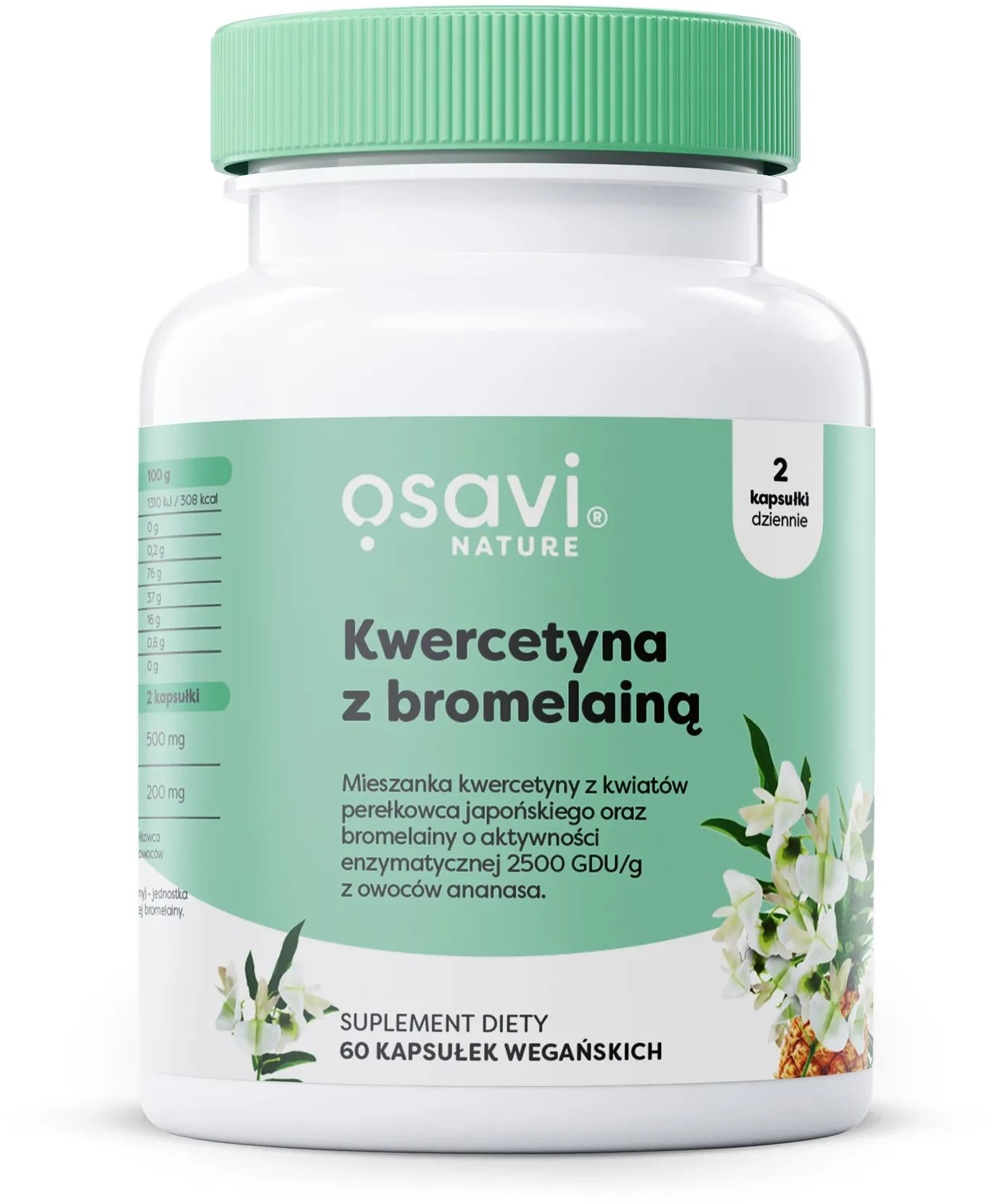 Osavi - Kwercetyna z Bromelainą, 60 vkaps