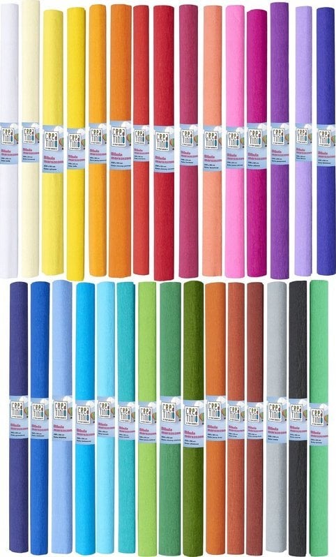 Top 2000 Bibuła marszczona Top 2000 Creatino 50x200cm błękitna, BŁĘKITNY