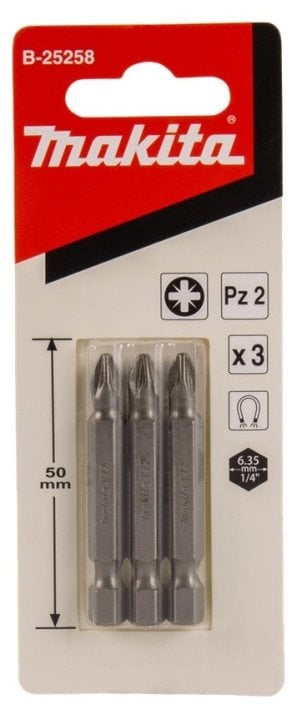 SCREW BIT MAKITA 50MM PZ2 3PCS