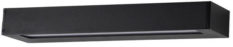 Ledowy kinkiet elewacyjny ROSVIK AZ5850 Azzardo 20W 3000K IP54 czarny