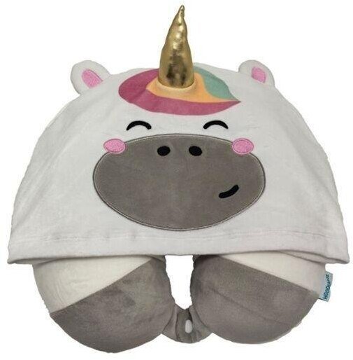 Poduszka podróżna z kapturem Jednorożec Hoodeazzz